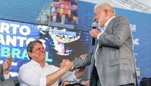 Lula participa de agenda no Porto de Santos ao lado de Tarcísio de Freitas e Marcos Pereira