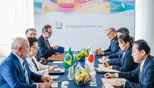No G7, Lula se reúne com primeiro-ministro japonês e presidentes de França e Indonésia