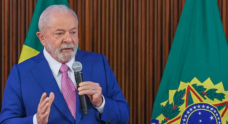 Presidente Luiz Inácio Lula da Silva (PT) durante reunião, em Brasília