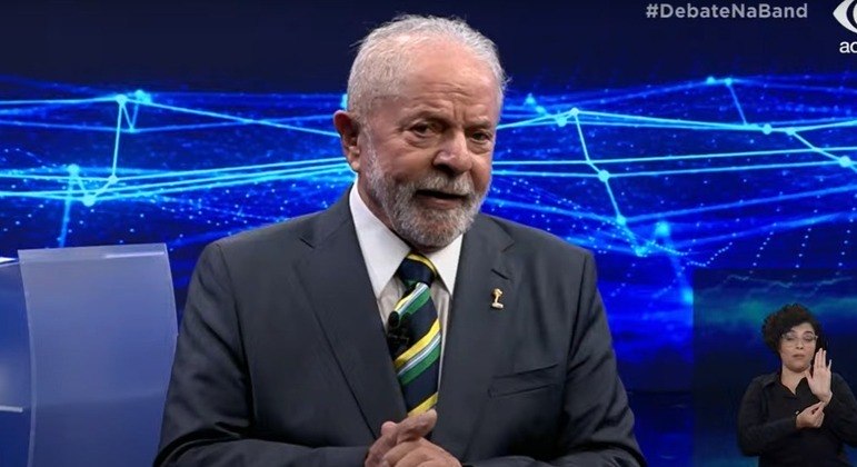 Lula no debate da TV Band