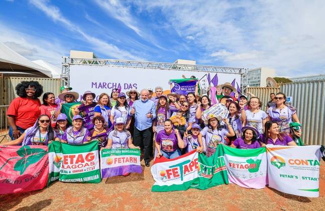 Lula participa da Marcha das Margaridas e anuncia medidas voltadas às mulheres