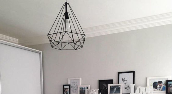 Luminária pendente aramado para cozinha