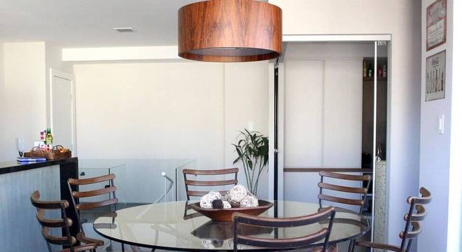 lustres simples - lustre pendente amadeirado 