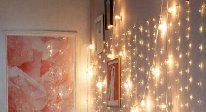 Luzes para quarto são encantadoras