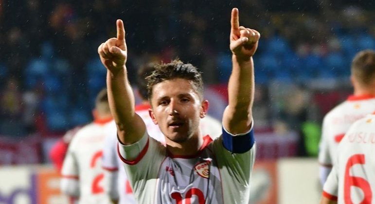 Bardhi, capitão e artilheiro da Macedônia do Norte
