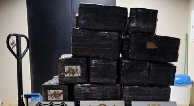 Material foi apresentado na Delegacia da PF em Guaíra (PR) 