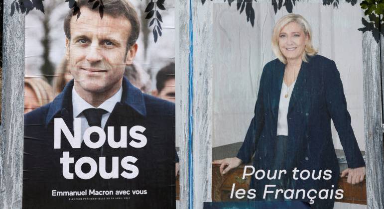 Cartazes oficiais da campanha presidencial francesa
