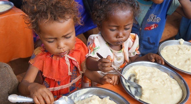 Mais de 500 mil crianças estão desnutridas em Madagascar, segundo a ONU
