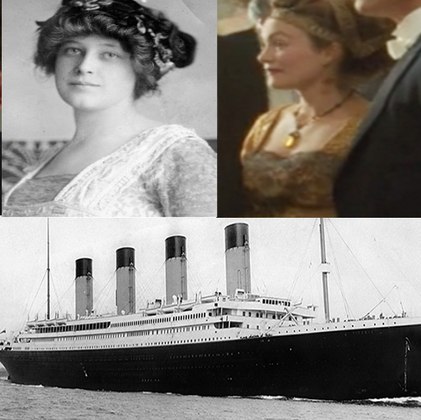 Madeleine Force (por Charlotte Chatton) - Esposa de John Jacob Astor IV. Sobreviveu ao naufrágio e morreu aos 46 anos, em 1940, nos EUA. 
