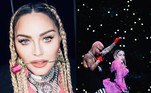 No último domingo (1º), Madonna compartilhou fotos do show que fez com Maluma em Medellín, na Colômbia, e usou emojis de fogo para definir como foi o clima da noite. Nos comentários, houve várias críticas. 