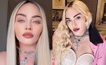 Madonna sempre esbanjou muito talento, energia e jovialidade nas redes sociais. Mas, desde o início do ano, conforme apontou a colunista do R7 Keila Jimenez, a cantora de 63 anos tem surgido cada vez mais diferente de sua imagem tradicional. Diante disso, a aparência da rainha do pop divide opiniões, e vários seguidores a acusam de exagerar nas intervenções estéticas e no uso de filtros no Instagram. Porém ela segue plena e parece não ligar para as críticas. A seguir, veja fotos recentes da diva e como elas repercutiram entre os internautas