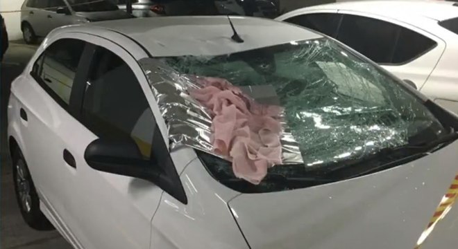 Queda de menina de 3 anos de 16 metros foi amortecida por para-brisa de carro
