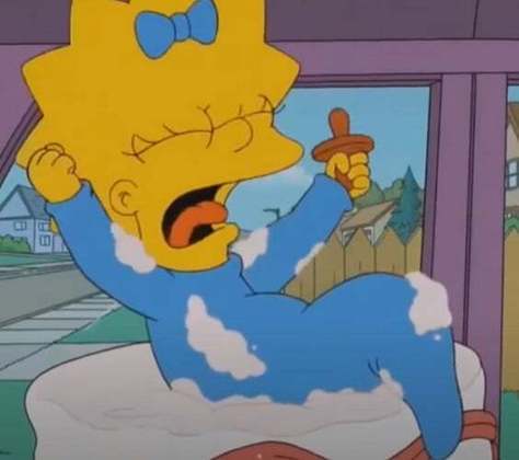 Maggie - Ela é a filha mais nova dos personagens principais Homer e Marge. Um ponto curioso é que ela é um eterno bebê.