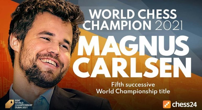 No Xadrez, Magnus Carlsen levanta o seu quinto Mundial consecutivo - Prisma  - R7 Silvio Lancellotti