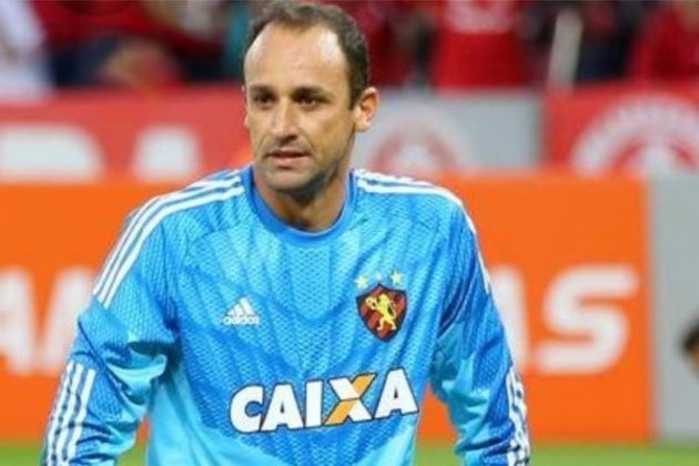 Goleiro Magrão em jogo pelo Sport-PE
