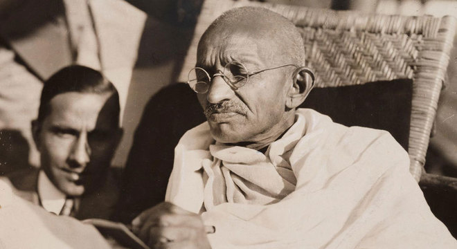 Mahatma Gandhi foi um dos vegetarianos mais famosos da história