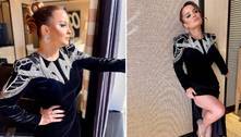 Maiara usa look avaliado em R$ 160 mil para festa do Grammy Latino