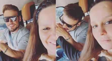 Maiara e Matheus Gabriel curtem momento romântico
