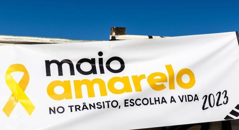 Maio Amarelo é uma campanha internacional para conscientizar sobre o trânsito seguro
