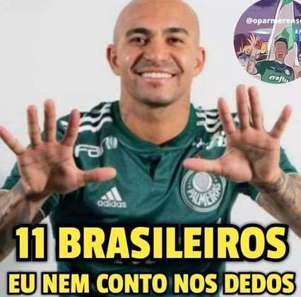 Maior do Brasil? Torcedores do Palmeiras tiram onda em memes após confirmação do 11º título do Brasileirão