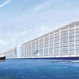 Maior navio do mundo terá1,4 km e transportará 100 mil pessoas (Reprodução/Freedom Ship)