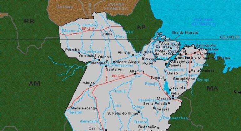 Maiores estados do Brasil - 12 maiores territórios dentro do país