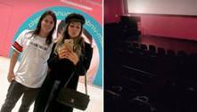 Maíra Cardi fecha sala de cinema para ver filme com filho: 'Assim conseguimos mais privacidade'