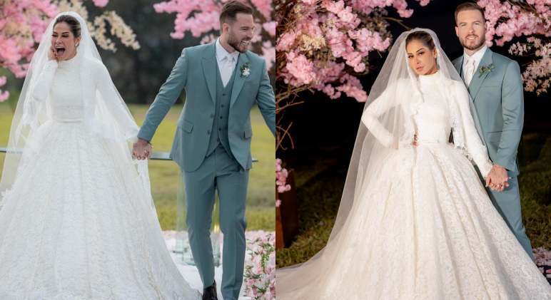 7 vestidos de noiva das celebridades que custaram mais de R$ 1