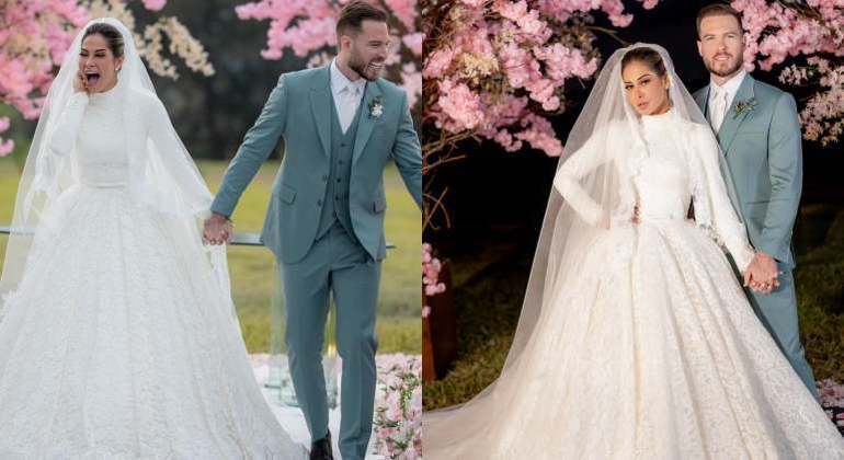 Maíra Cardi e Thiago Nigro fizeram casamento luxuoso