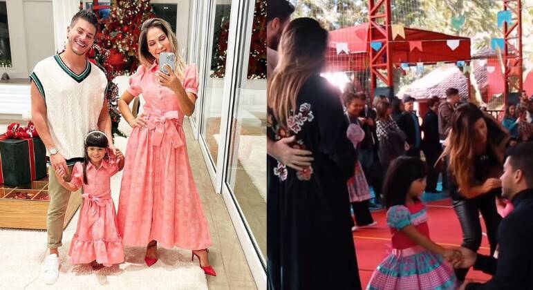Maira Cardi e Thiago Nigro são visto juntos com Arthur Aguiar