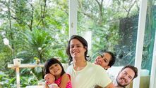 Thiago Nigro posa com filhos de Maíra Cardi e fala em aumentar família: 'Em breve virão mais dois' 