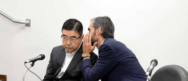 Engenheiro da Tüv Süd Makoto Namba ficou em silêncio em sessão na Assembleia de Minas