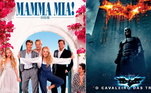 Mamma Mia! e Batman: O Cavaleiro das Trevas O musical com estrelas como Meryl Streep e Amanda Seyfried, que é contado por meio das canções do grupo ABBA, estreou nos Estados Unidos no mesmo dia que a aguardada continuação de Batman Begins: 18 de julho de 2008