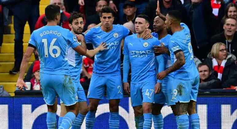 1º Manchester City (Inglaterra): 1,28 bilhão de euros (R$8,11 bilhões)