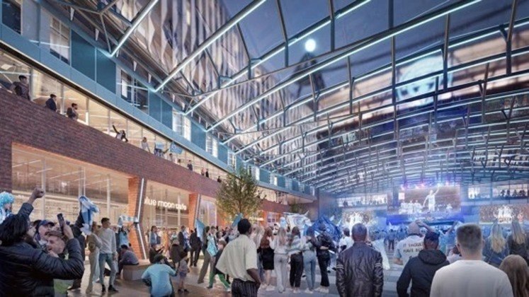 Além da expansão da capacidade, o projeto conta com uma praça City Square e um centro comercial que será erguido ao lado do estádio. Ele poderá receber 3.000 pessoas, que usufruirão de restaurantes, uma loja oficial, um museu e até mesmo um hotel com capacidade para 400 hóspedes. O clube prevê a geração de 2.600 empregos com as reformas
