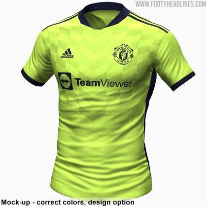 Manchester United: camisa 3 (vazada na internet) / fornecedora: Adidas