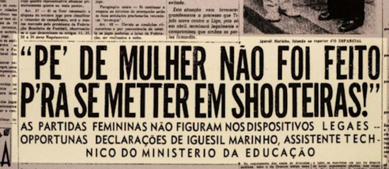Manchete do jornal O Imparcial de 15 de janeiro de 1941 (Acervo/Museu do Futebol)