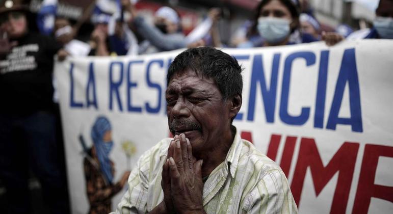 Nicaraguenses protestaram contra governo Ortega em vários países ao redor do mundo