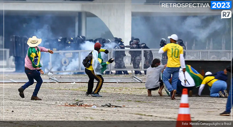 Manifestantes entraram em confronto com as Forças de Segurança durante os atos