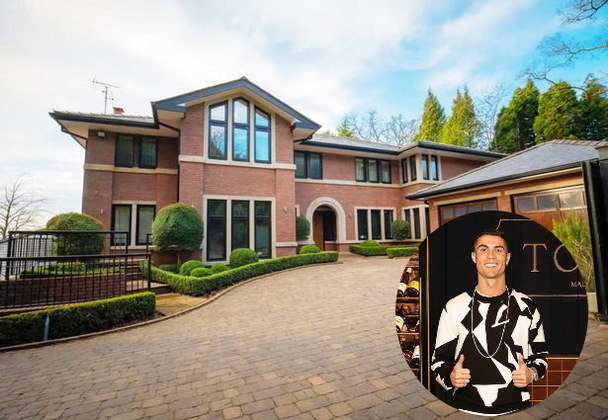 Uma das casas, ou melhor, mansões que já pertenceu a Cristiano Ronaldo está a venda por 