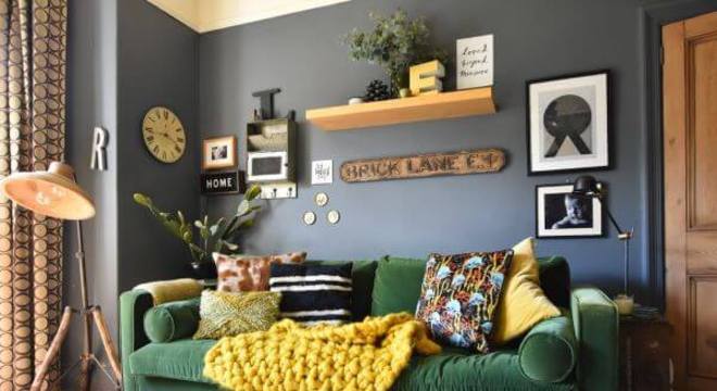 mantas para sofá coloridas