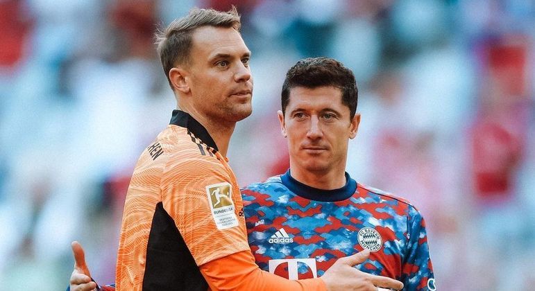 Capitão da seleção da Alemanha e do Bayern de Munique, Manuel Neuer elegeu o ex-companheiro de clube Robert Lewandowski como o terceiro melhor jogador da temporada