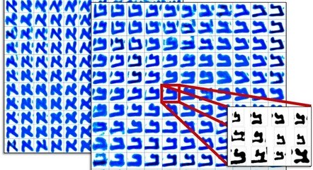 Estudo comparou escritas de duas letras hecraicas 