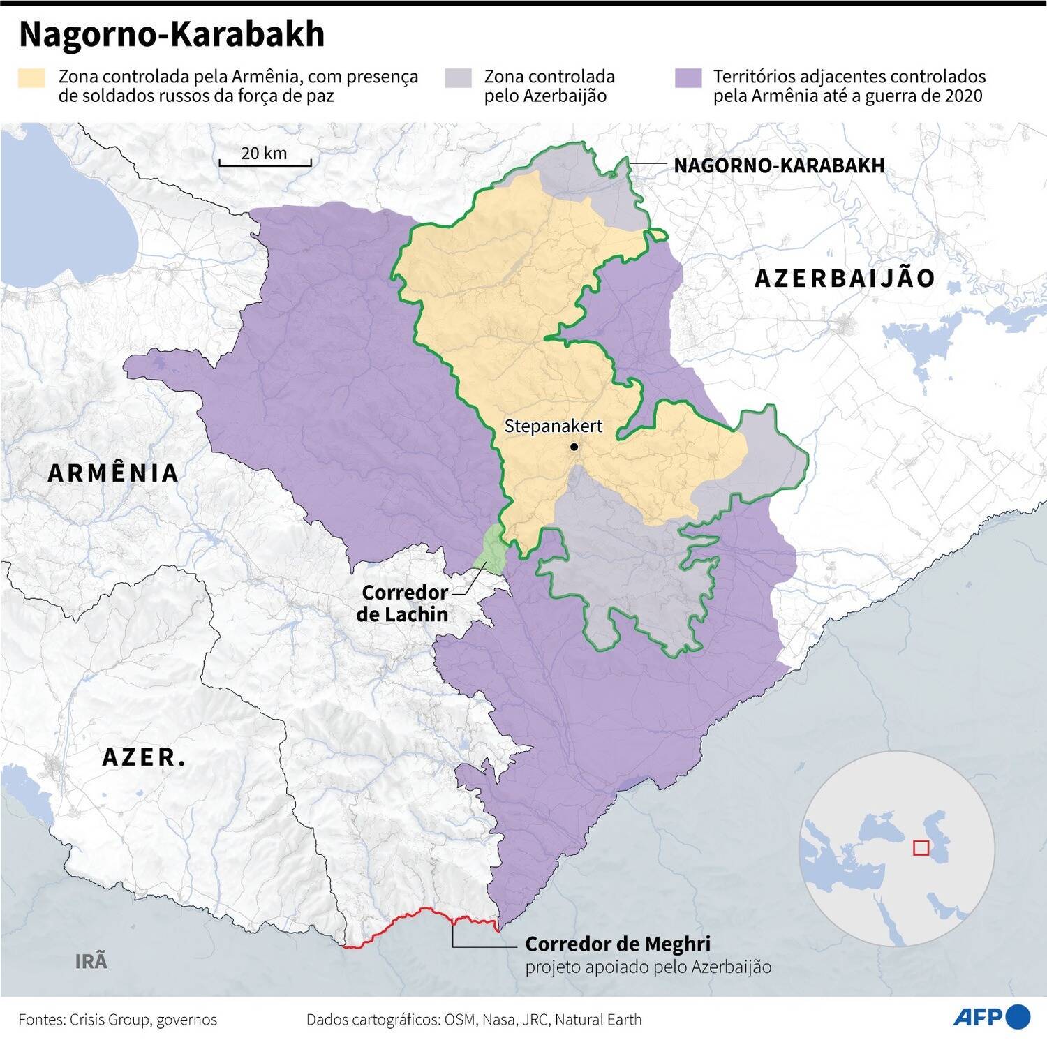 Azerbaijão x Armênia: entenda o conflito em Nagorno Karabakh