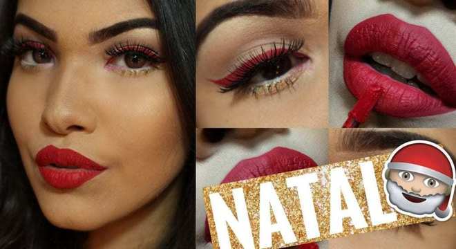 Maquiagem de Natal - confira cores e tendências para essa data!
