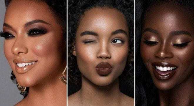 Maquiagens para pele negra- Dicas, truques, passo a passo + inspirações