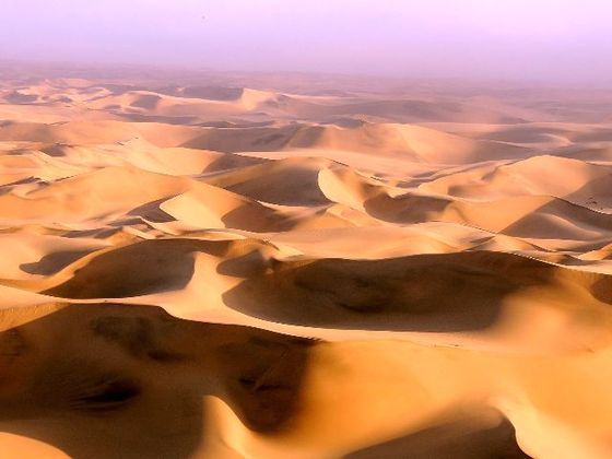 Mar de Areia do Namibe (Namíbia) - Vasto deserto ao sul de Angola, na África Meridional. Namib é 