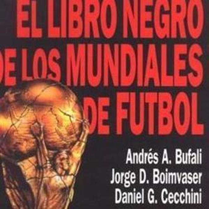 Detalhe da capa de "El Libro Negro de Los Mundiales de Futbol"