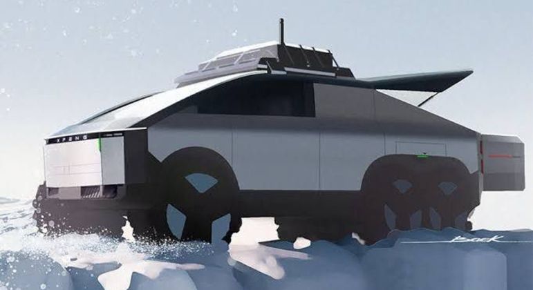 Minivan conta com tração elétrica 6x6 