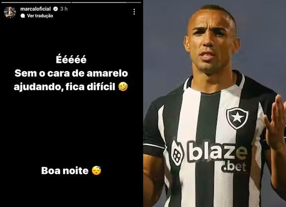 Marçal, lateral-esquerdo do Botafogo expulso no clássico contra o Flamengo, afirmou que 